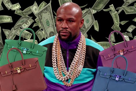 Floyd Mayweather drops K on Hermès Birkin bags in under